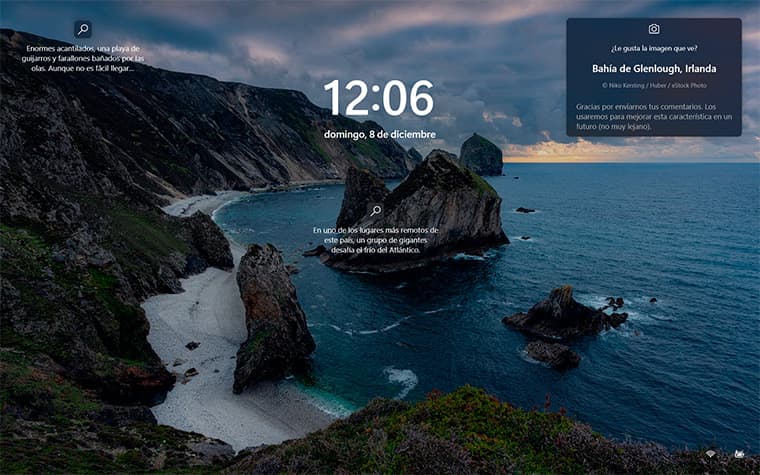 Bahía de Glenlough, Irlanda Bahía de Glenlough, Irlanda