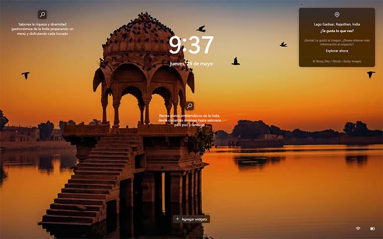 Lago Gadisar, Rajasthan, India