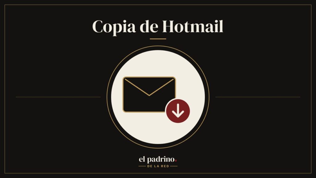 Sobre de correo con una flecha de descarga