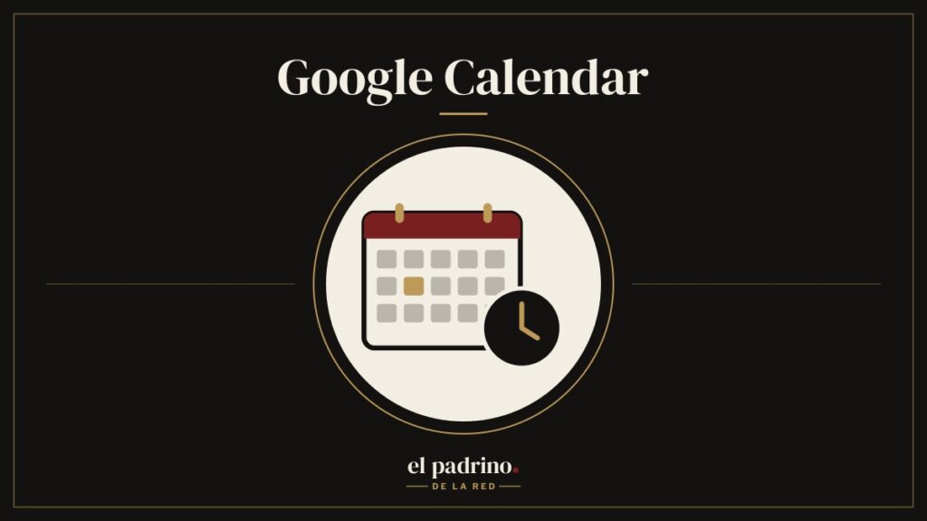 Calendario con un reloj