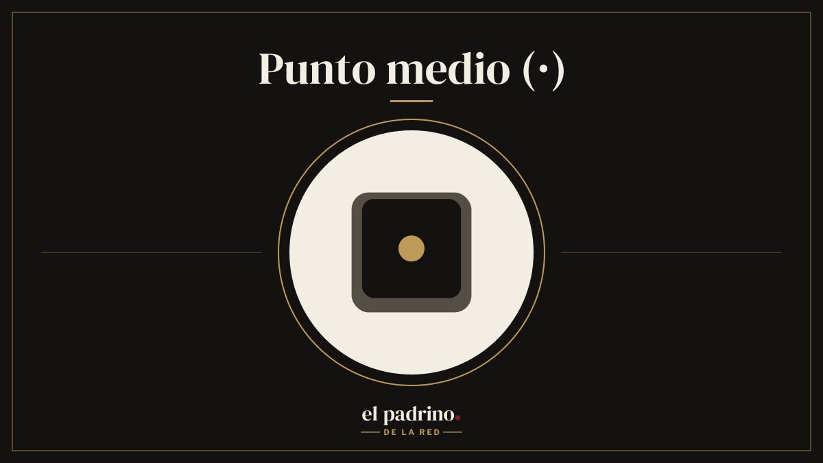Punto medio (·): cópialo con un clic o escríbelo con el teclado