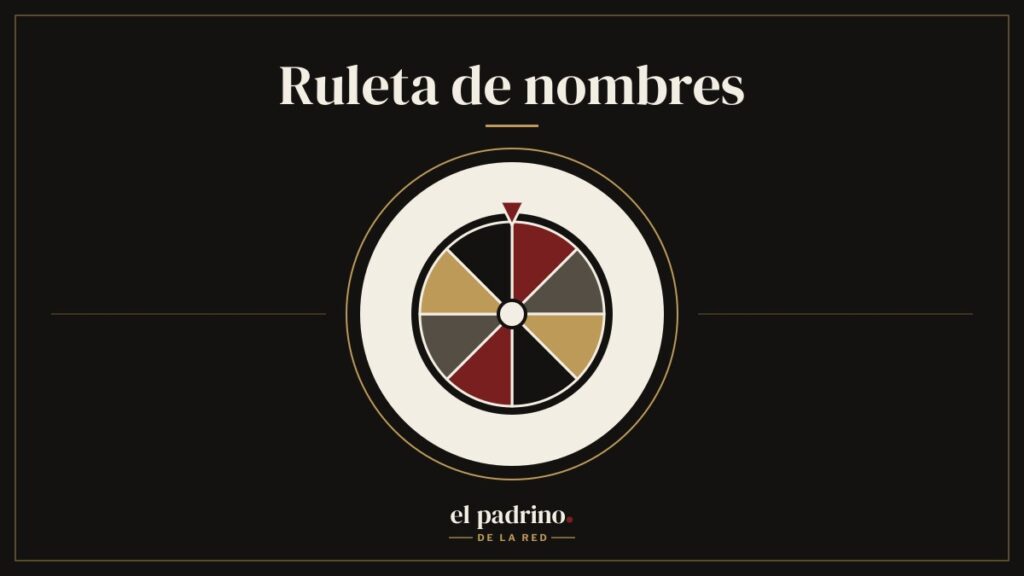Ruleta de colores con un indicador en la parte superior